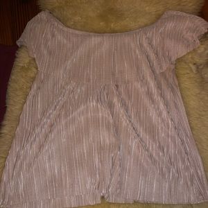 Off the shoulder flowy top